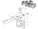 Cylinder Block Assembly RH Hydrostat Diagram and Parts List for 74403 230000001-230999999 - 2003 Toro Lawn Tractor