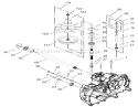 Fan and Pulley Assembly LH Hydrostat Diagram and Parts List for 74403 230000001-230999999 - 2003 Toro Lawn Tractor