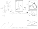 Governor Assembly Diagram and Parts List for 74403 230000001-230999999 - 2003 Toro Lawn Tractor