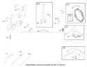 Governor Assembly Diagram and Parts List for 74403 240000001-240999999 - 2004 Toro Lawn Tractor