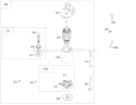 Starter Assembly Diagram and Parts List for 74403 240000001-240999999 - 2004 Toro Lawn Tractor