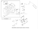 Cylinder Assembly Diagram and Parts List for 74403 240000001-240999999 - 2004 Toro Lawn Tractor