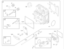 Cylinder Head Assembly Diagram and Parts List for 74403 240000001-240999999 - 2004 Toro Lawn Tractor