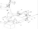 Electrical System Assembly Diagram and Parts List for 74403 250000001-250999999 - 2005 Toro Lawn Tractor