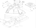 Styling Assembly Diagram and Parts List for 74403 250000001-250999999 - 2005 Toro Lawn Tractor
