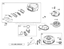 Blower Housing Assembly Diagram and Parts List for 71427 250000001-250999999 - 2005 Toro Lawn Tractor