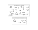 Carburetor Overhaul Kit Diagram and Parts List for 71427 250000001-250999999 - 2005 Toro Lawn Tractor