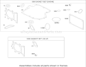Gasket Assembly Diagram and Parts List for 74402 260000001-260999999 - 2006 Toro Lawn Tractor