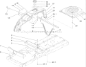Styling Assembly Diagram and Parts List for 74327 260000001-260019999 - 2006 Toro Lawn Tractor