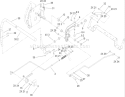 Control Assembly Diagram and Parts List for 74402 260000001-260999999 - 2006 Toro Lawn Tractor