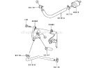 Fuel Tank / Fuel Valve Assembly Diagram and Parts List for 74405FR 240010001-240999999 - 2004 Toro Lawn Tractor