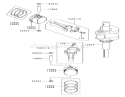 Piston / Crankshaft Assembly Diagram and Parts List for 74405FR 240010001-240999999 - 2004 Toro Lawn Tractor