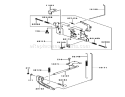 Control Equipment Assembly Diagram and Parts List for 74405FR 240010001-240999999 - 2004 Toro Lawn Tractor