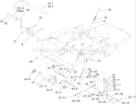 Motion Control System Assembly Diagram and Parts List for 74406 250000001-250999999 - 2005 Toro Lawn Tractor