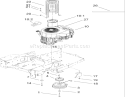 Part Location Diagram of 103-5465 Toro Clamp-Muffler