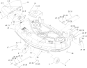 Part Location Diagram of 112-9833 Toro 44 Inch Deck Asm
