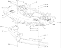 44in Recycler and Decal Assembly Diagram and Parts List for 74406 270000001-270999999 - 2007 Toro Lawn Tractor
