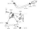 Part Location Diagram of 42036-7012 Kawasaki Sleeve