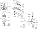 Valve and Camshaft Assembly Diagram and Parts List for 74406 260000001-260000240 - 2006 Toro Lawn Tractor