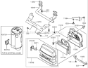 Part Location Diagram of 49070-7021 Kawasaki Muffler-Comp
