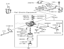 Carburetor Assembly Diagram and Parts List for 74406 260000001-260000240 - 2006 Toro Lawn Tractor