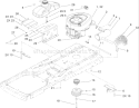 Engine Assembly Diagram and Parts List for 74420 270000001-270999999 - 2007 Toro Lawn Tractor