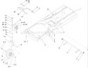 Frame Assembly Diagram and Parts List for 74419 270000001-270999999 - 2007 Toro Lawn Tractor