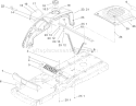 Styling Assembly Diagram and Parts List for 74419 270000001-270999999 - 2007 Toro Lawn Tractor