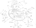 Part Location Diagram of 110-1890 Toro 42 Inch Deck Assembly