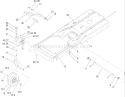 Frame Assembly Diagram and Parts List for 74402 260000001-260999999 - 2006 Toro Lawn Tractor