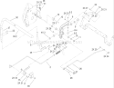 Control Assembly Diagram and Parts List for 74425 260000001-260999999 - 2006 Toro Lawn Tractor