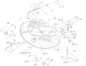 42in Deck Assembly Diagram and Parts List for 74425 270000001-270999999 - 2007 Toro Lawn Tractor