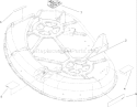 42in Deck Assembly No. 110-1890 Diagram and Parts List for 74425 270000001-270999999 - 2007 Toro Lawn Tractor