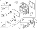 Cylinder Head Assembly Diagram and Parts List for 74432 270000001-270999999 - 2007 Toro Lawn Tractor