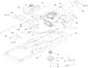 Engine Assembly Diagram and Parts List for 74432 270000001-270999999 - 2007 Toro Lawn Tractor