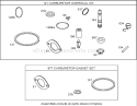 Carburetor Overhaul Kit (Keihin) Diagram and Parts List for 74432 270000001-270999999 - 2007 Toro Lawn Tractor
