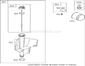 Oil Filter, Tube and Pump Assembly Diagram and Parts List for 74433 260000001-260999999 - 2006 Toro Lawn Tractor