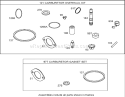 Carburetor Overhaul Kit (Keihin) Diagram and Parts List for 74433 260000001-260999999 - 2006 Toro Lawn Tractor