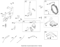 Governor Assembly Briggs and Stratton Model 31E777-0130-E1 Diagram and Parts List for 71252 290000001-290999999 - 2009 Toro Lawn Tractor