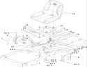 Part Location Diagram of 114-3664-03 Toro Brace-Seat