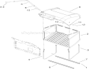 Grass Bag Assembly Diagram and Parts List for 74433 260000001-260999999 - 2006 Toro Lawn Tractor