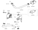 Part Location Diagram of 92192-7135 Kawasaki Tube-6.35X12.7X160