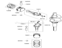 Piston and Crankshaft Assembly Diagram and Parts List for 74437 290000001-290999999 - 2009 Toro Lawn Tractor