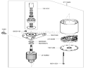 Part Location Diagram of 39184-7009 Kawasaki Bracket-Assembly