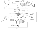 Carburetor Assembly Diagram and Parts List for 74437 290000001-290999999 - 2009 Toro Lawn Tractor