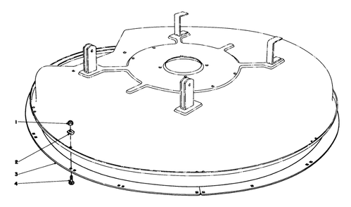 Wet Grass Bagging Kit No. 38-5730 (Optional) Diagram and Parts List for 56155 4000001 - 4999999 Toro Lawn Tractor