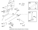 Governor Assembly Diagram and Parts List for 74501 210000001-210999999 - 2001 Toro Lawn Tractor