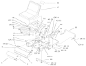 Part Location Diagram of 104-3676-03 Toro Bracket-Hydro Front