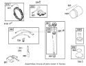 Oil Filter, Tube, And Pump Assembly Diagram and Parts List for 74501 210000001-210999999 - 2001 Toro Lawn Tractor