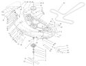 Part Location Diagram of 105-1948 Toro 44 Inch Deck Asm